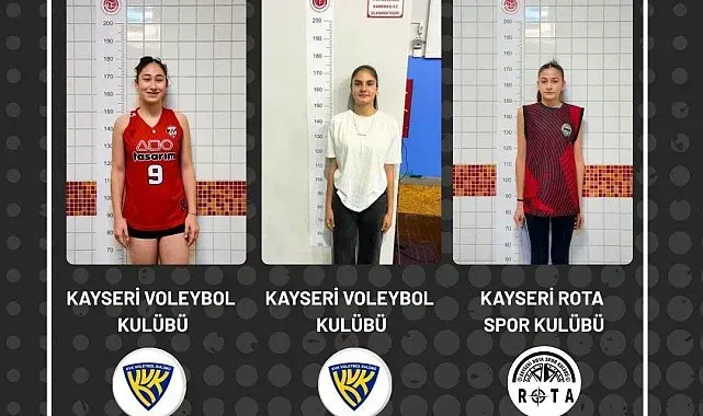 Kayseri'nin genç sultanları milli takım yolunda