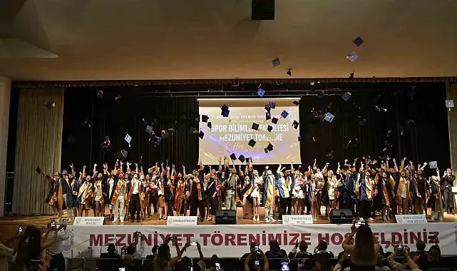 MSKÜ Spor Bilimleri Fakültesi mezunlarını uğurladı