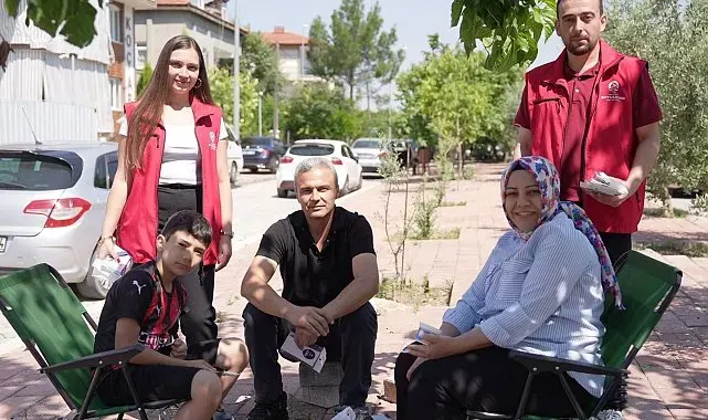 Denizli Büyükşehir sınavdaki gençleri de babaları da unutmadı