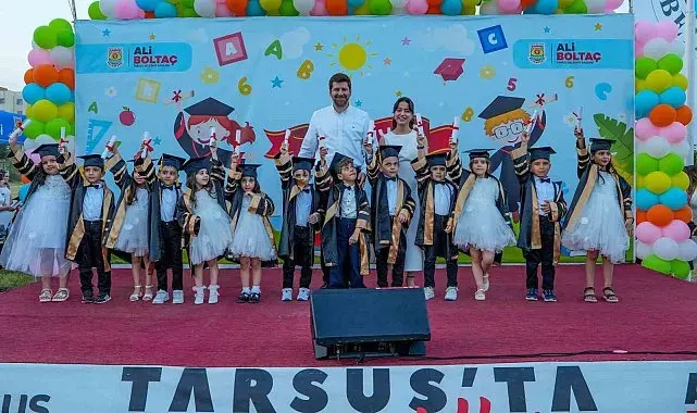 Tarsus Belediyesi kreşlerinde mezuniyet coşkusu