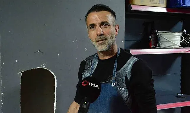 Duvar boşluğunda 3 gün mahsur kalan kediyi iş yeri sahibi kurtardı
