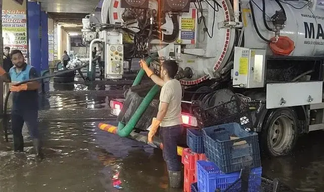 Manisa Büyükşehir Belediyesi'nden Salihli'deki sel mağdurlarına destek