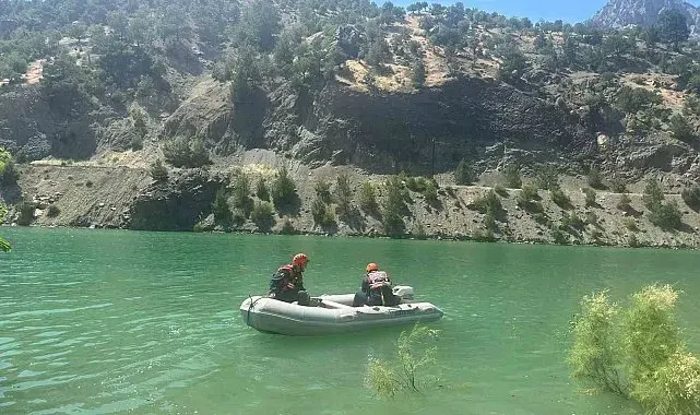Kahramanmaraş'ta nehirde kaybolan vatandaşı arama çalışmaları sürüyor