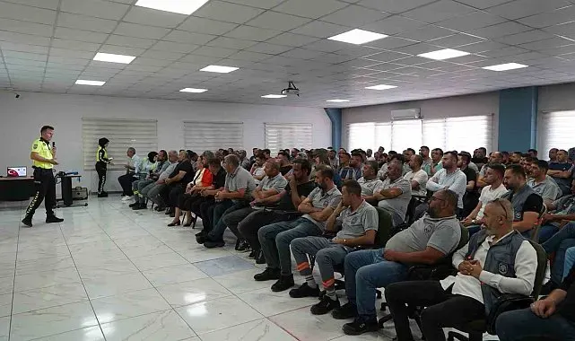Melikgazi'den saha çalışanlarına trafik eğitimi