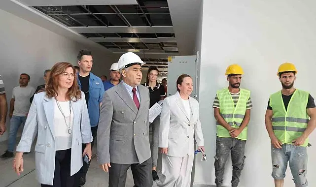 ADÜ Rektörü Kent, devam eden çalışmaları inceledi