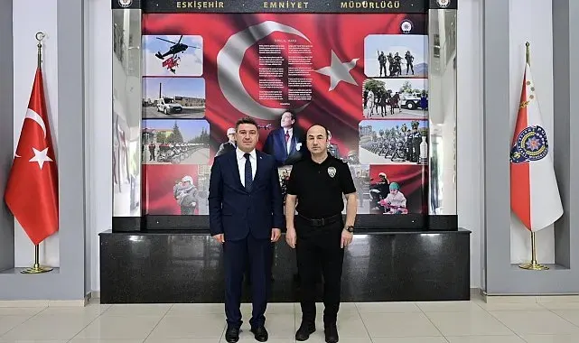 Yargıtay'a atanan Başsavcı Karakülah'tan Emniyet Müdürü Yılmaz'a veda ziyareti