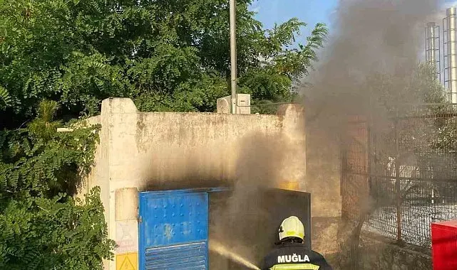 Trafo binasında çıkan yangın söndürüldü