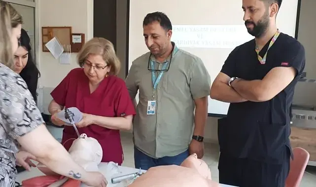 Nazilli Devlet Hastanesi'nden Kuyucak İlçe Devlet Hastanesi'ne hizmet içi eğitim desteği