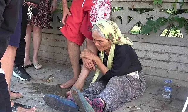 Anne oğlunun, oğlu annesinin yanan evde olduğunu zannetti buluşmada gözyaşları sel oldu