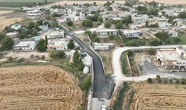 Eyyübiye ilçesinde asfalt mesaisi