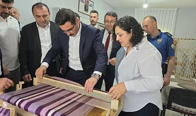 Hanönü'de kursiyerlerin ele emeği ürünleri sergilendi