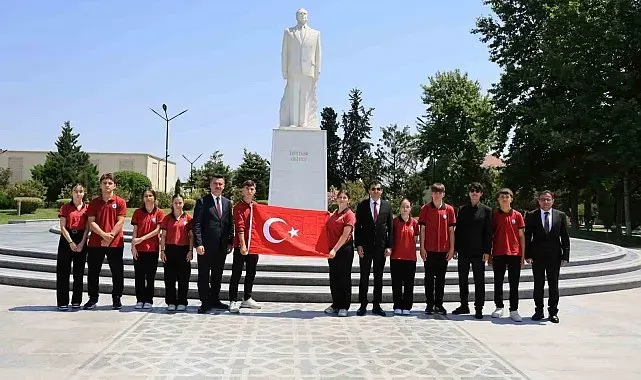 Çameli heyeti, Kardeş Şehir protokolü kapsamında Azerbaycan'da temaslarda bulundu