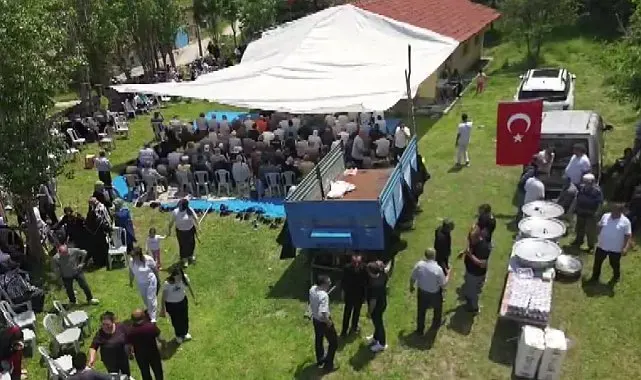Kadıncık Mahallesi'nde yağmur ve şükür duası yapıldı