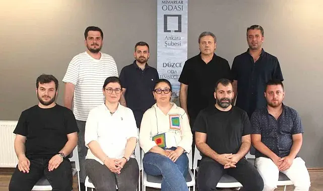 Düzce Mimarlar Odasında görev dağılımı yapıldı