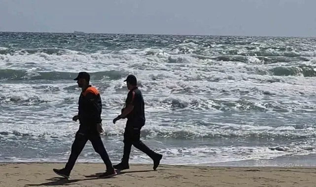 Saray'da deniz keyfine hava engeli