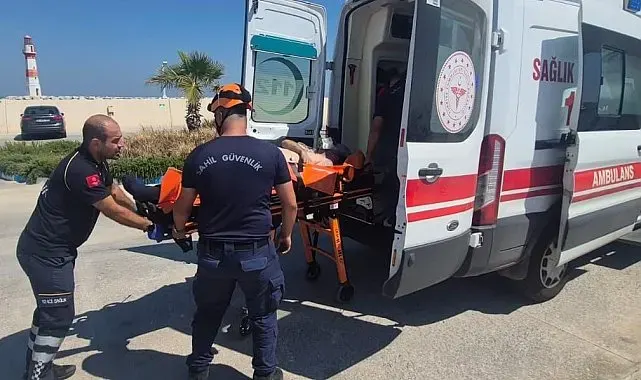 Aydın açıklarında bir şahsa tıbbi tahliye