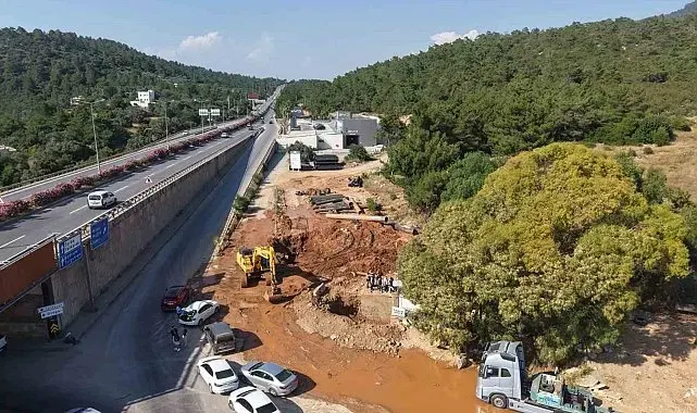 Torba ana depo hattı üçe ayrılarak Bodrum geneli su kesintisinin önüne geçiliyor
