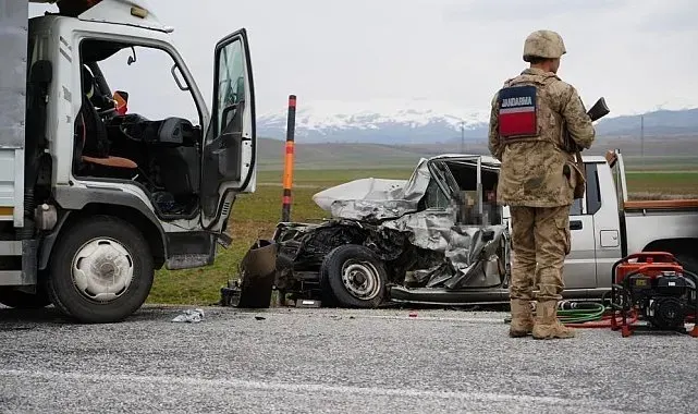 Erzurum'da jandarma bölgesinde bir ayda 34 kişi trafik kazalarında yaralandı