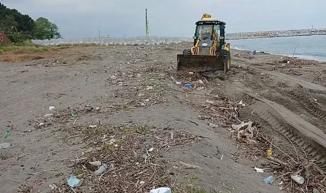 Melenağzı sahilinde yaz sezonu hazırlıkları başladı