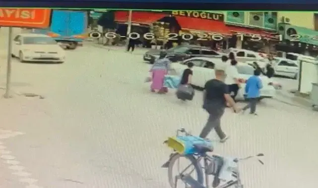 Iğdır'da otomobilin çarptığı 6 yaşındaki çocuk yaralandı: Kaza anı kamerada