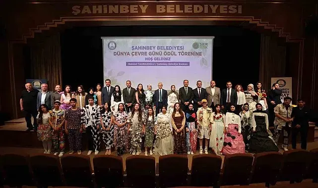 Şahinbey Belediyesi'nden çevreci okullara ödül