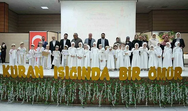 Erzincan'da miniklerin Kur'an sevinci