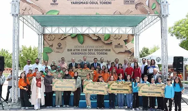 Karatay'da "Bir Atık Çok Şey Değiştirir" yarışmasında ödüller sahiplerini buldu