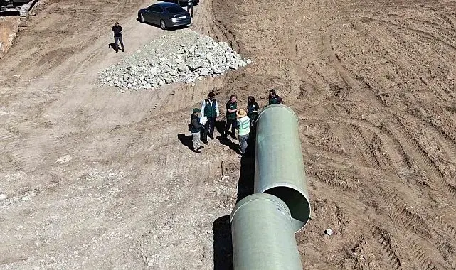 Bayburt'ta tarım arazilerini suya kavuşturacak projede son durum incelendi