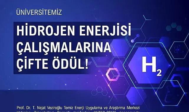 NÖHÜ'nün hidrojen enerjisi çalışmalarına çifte ödül