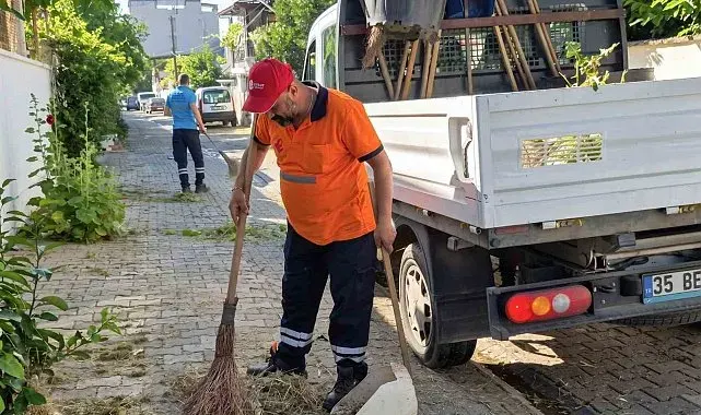 Efeler Belediyesi'nden sokaklarda temizlik çalışması