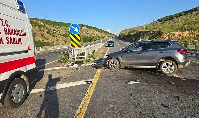 Bingöl'de trafik kazası 5 yaralı
