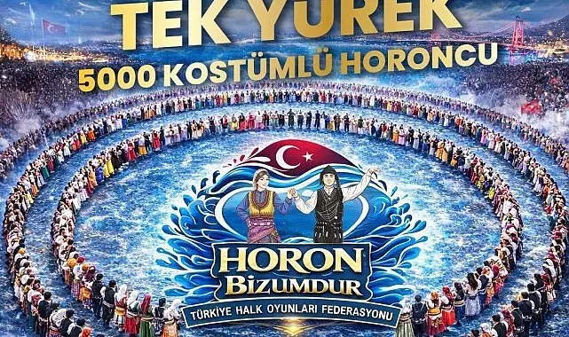 Zonguldak'tan Guinnes rekoruna büyük destek; 5 bin kişi aynı anda horon tepecek