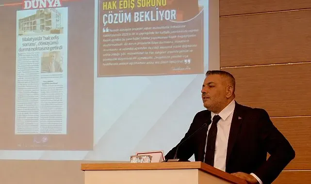 Başkan Sadıkoğlu'ndan hak ediş talebi