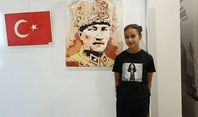 Kartepe'de 19 Mayıs ruhu tuvallere yansıdı