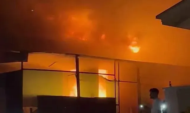 Prefabrik evlerde korkutan yangın