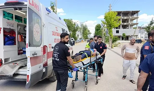 Elektrikli motor devrildi: 1 yaralı