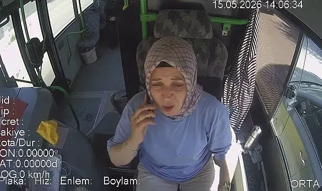 BURULAŞ'ın kadın otobüs sürücüsünden örnek davranış