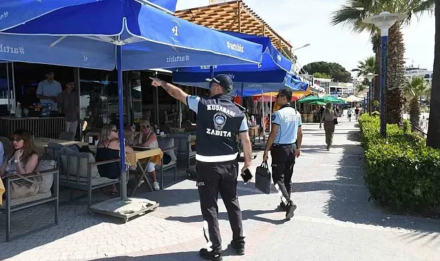 Kuşadası'nda plajlarda "sıfır işgaliye" denetimi sıklaştı