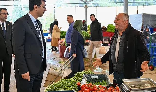 Vali Kartal, Sigorta Semt Pazarını ziyaret etti