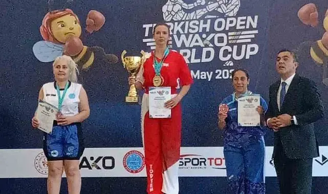 Sandıklılı sporcudan Kick Boks Kupası'nda büyük başarı