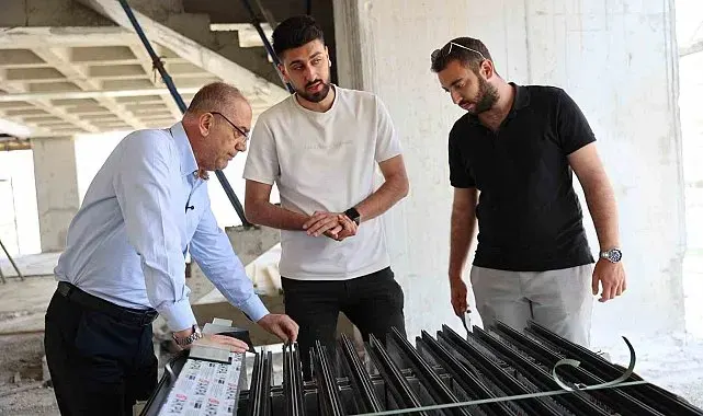 Başkan Yapar, yapımı devam eden projeleri yerinde inceledi