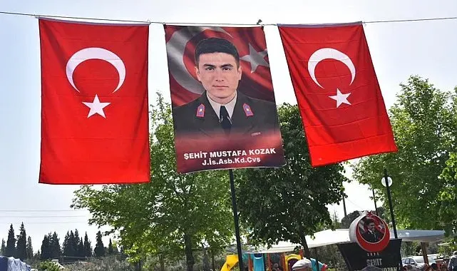 Salihli'de Şehit Mustafa Kozak, 8. yılında dualarla anıldı