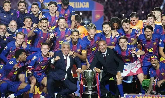 La Liga'da şampiyon Barcelona