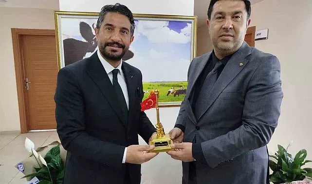 Kars'ta hayvancılık için güç birliği: KATSO'dan Eren Alp'e hayırlı olsun ziyareti