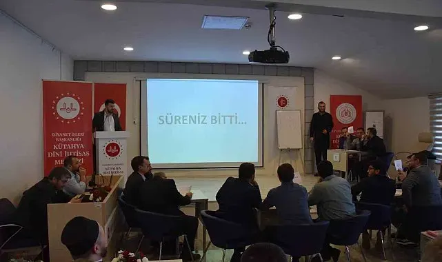 Kütahya Dini İhtisas Merkezi'nde Bilgi Yarışması düzenlendi