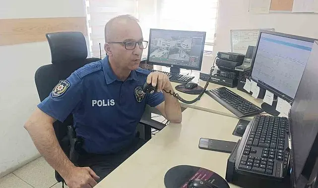 Antalya'da 30 yıllık polis memurundan telsizde arkadaşlarına duygusal veda