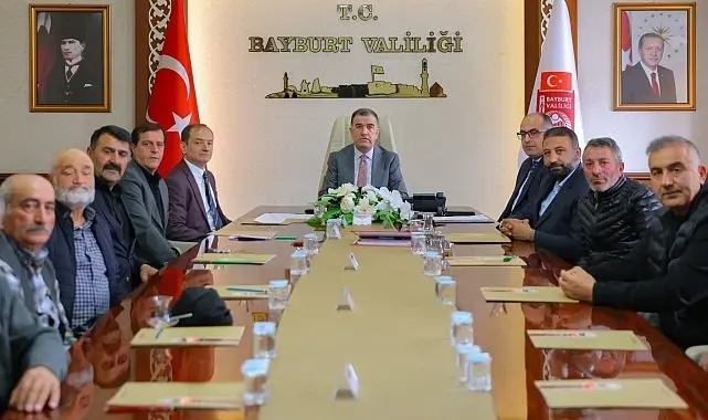 Bayburt'ta arıcılığın geliştirilmesi için değerlendirme toplantısı yapıldı