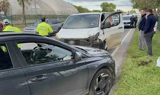 Samsun'da 4 araçlı zincirleme kaza: 2 yaralı