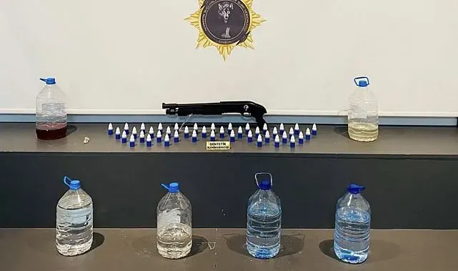 Samsun'da likit uyuşturucu ve hap ele geçirildi