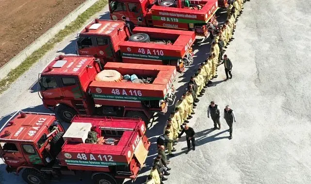 Marmaris'te yangın sezonu öncesi kapsamlı eğitim